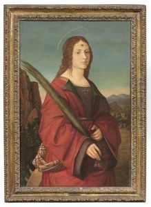 Santa Caterina D'alessandria by Bartolommeo Montagna