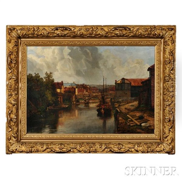 River View Through A Town - view 1