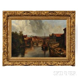 River View Through A Town River View Through A Town