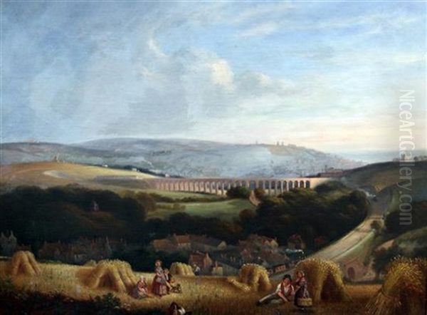 Preston Valley And Viaduct, Brighton - view 1