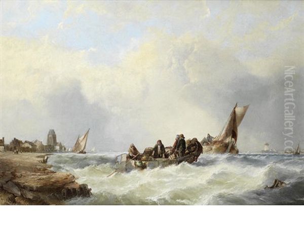 Fishing In Rough Seas - view 1