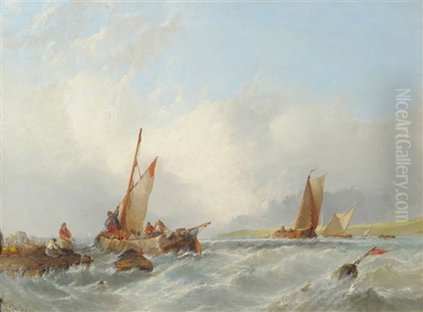 Shipping Off The Dutch Coast - view 1