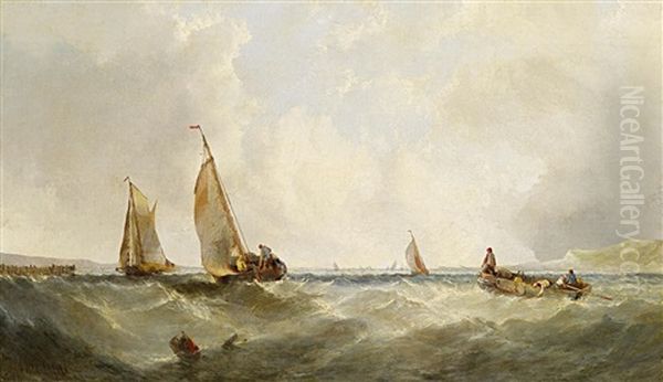Fischerboot Vor Der Englischen Kuste - view 1