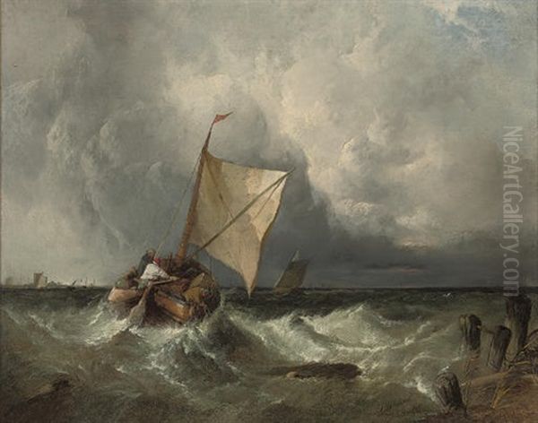 Off To The Fishing Grounds (+ A Fishing Barge In An Onshore Breeze; 2 Works) - view 1