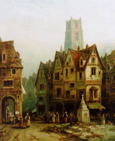 Figures In The Square, Brilon, Germany - view 1