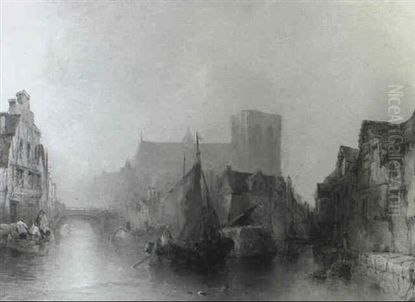 A Continental Riverside Town - view 1