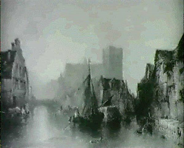 A Continental Riverside Town - view 1