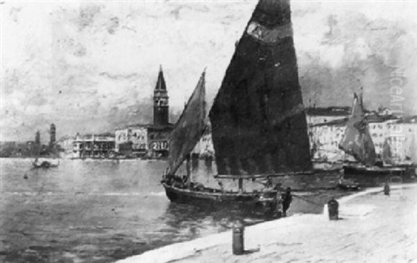 Boats On The Bacino, Venice - view 1