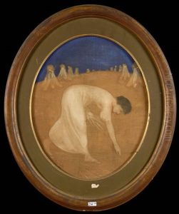 Jeune Fille Aux Moissons by Constant Montald
