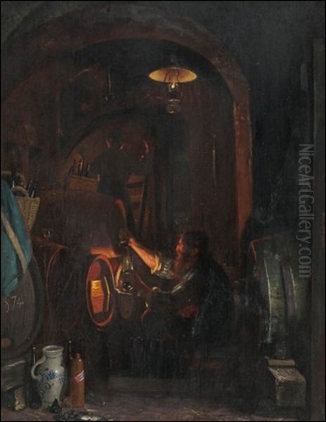 Viinikellarissa (in The Wine Cellar) - view 1