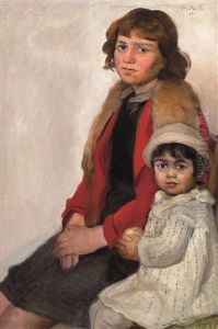 Madre E Figlia by Evasio Montanella