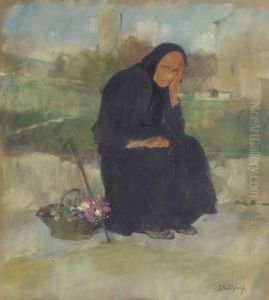 Figura Seduta by Silvio Bicchi