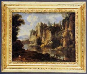Paesaggio Italianizzato Con Fiume E Convento