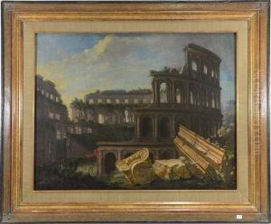 Vue Du Colisee A Rome by Artus del Monte