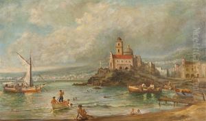 Vista De Napoles by Eduardo Monteforte