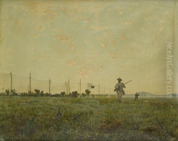 Scena Di Caccia Nella Campagna - view 1