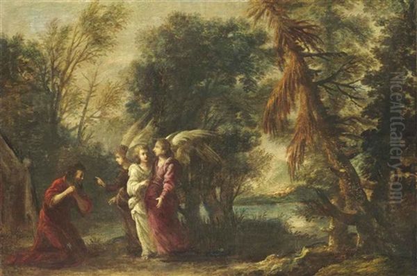 Abraham And The Three Angels - view 1