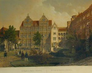 Kaplica Zamkowa W Heidelbergu by Louis Philippe Al. Bichebois