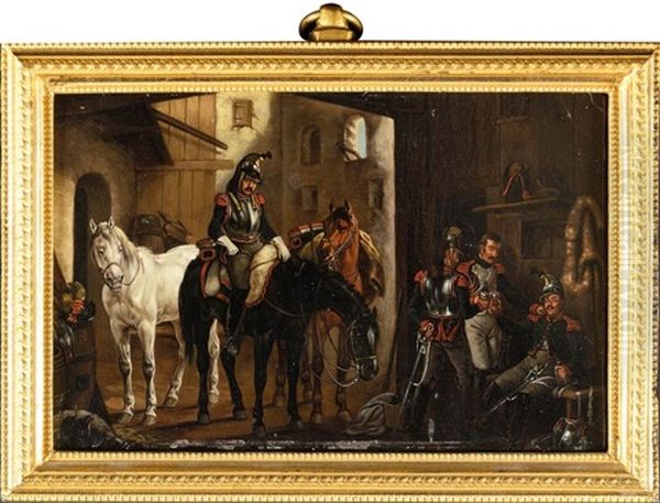 La Halte Des Cuirassiers Francais - view 1