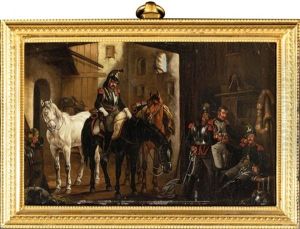 La Halte Des Cuirassiers Francais