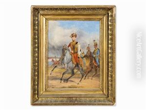 Archduke Joseph On Horseback by Dietrich Monten