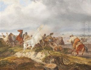 Wildpferdhatz In Der Ungarischen Puszta