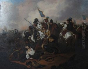 Bataille De Lutzgen, On Trouve Gustave Adolphe by Dietrich Monten