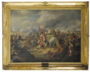 Georg, Prince Of Hanover, In The Battle Of Nerwinden, 29th July 1693 (georg Kurprinz Von Hannover In Der Schlacht Von Nerwinden Am 29. Juli 1693) by Dietrich Monten