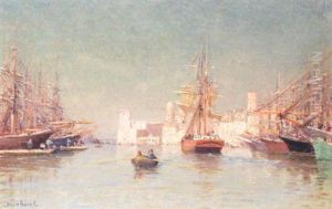 Marseille, Le Vieux Port by Frederic Montenard