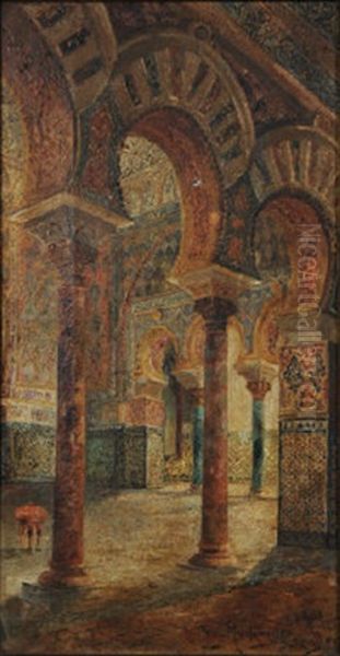 An Interior View Of The Royal Alcazar Palace, Seville - view 1