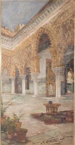 Interior Courtyard View I by Julio Montenegro