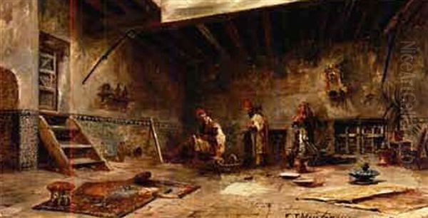 A Sandal-maker's Shop In Cadiz - view 1