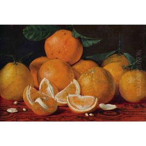 Natura Morta Di Arance by Luigi Monteverde