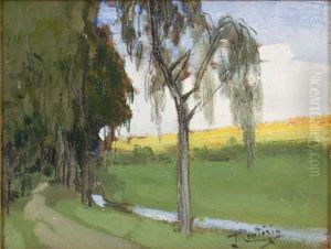 Paesaggio Montano by Pierre Eugene Montezin