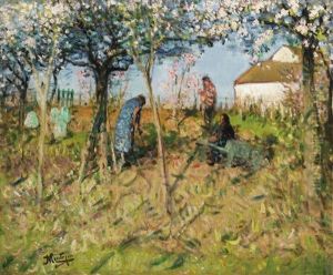 Le Verger Fleuri by Pierre Eugene Montezin