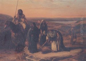At The Well by Antoine Alphonse Montfort