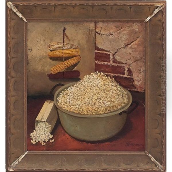 Still Life With Corn And Popcorn - view 1