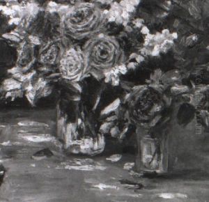 Rote Und Gelbe Rosen by Francois Richard De Montholon