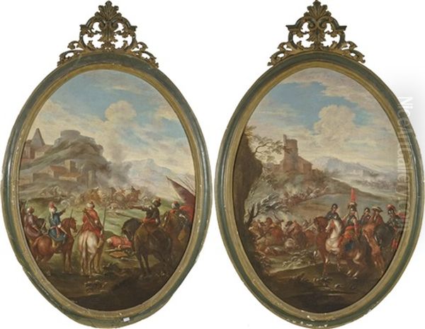 Zuffa Con Cavalieri (+ Battaglia Con Turchi; Pair) - view 1