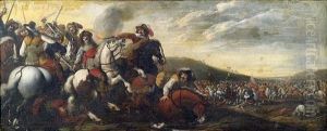 Schlachtgetummel Zu Pferd by Francesco Monti