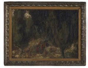 Romantic Fantasy by Adolphe Joseph Thomas Monticelli