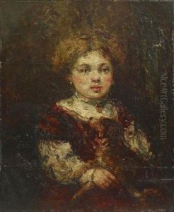 Jeune Fille Au Chien