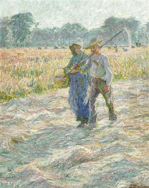 Farmer And His Wife Returning From The Pasture - view 1