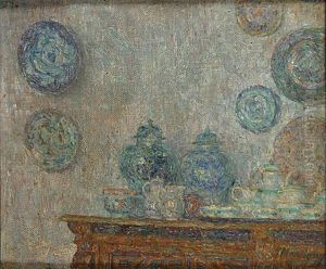 Compositie Met Porselein by Jenny Montigny