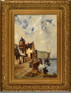 Vue De Normandie by Charles Montlevault