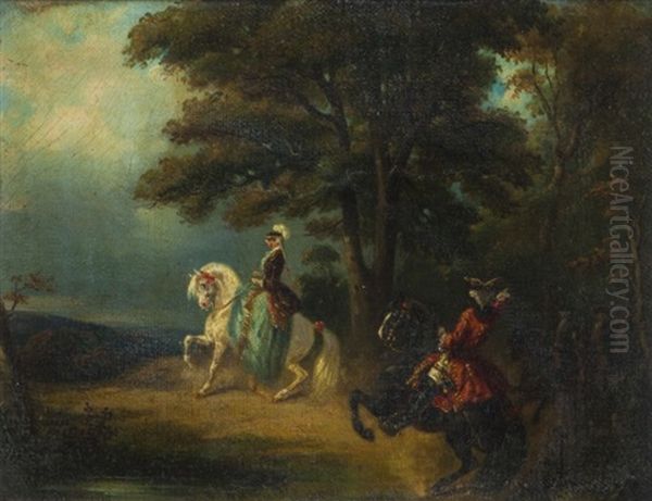 Amazone Et Cavalier - view 1