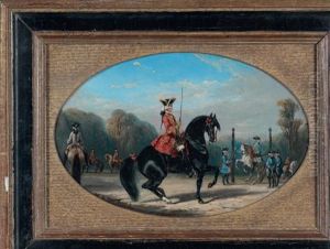 Au Piaffe by Henri d'Ainecy Montpezat