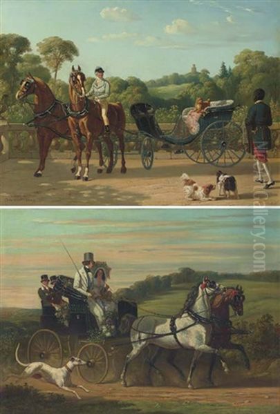 Preparing The Carriage (+ A Ride In The Country; Pair) - view 1