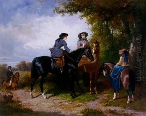 The Morning Ride by Henri d'Ainecy Montpezat