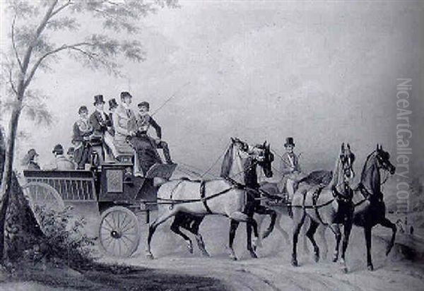 Le Break De Chasse A Courre En Automne - view 1